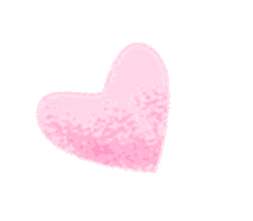Gif animé coeur rose